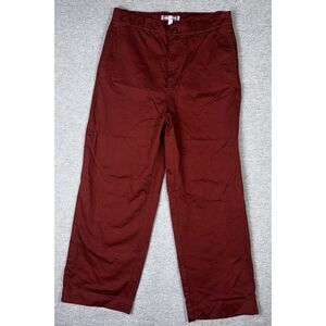Urban Outfitters Pants‎ Mens 32x30 Red Loose Baggy Skater Chino Khakis